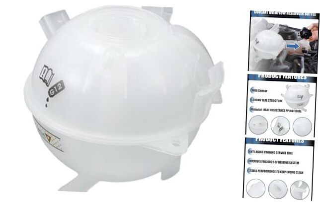 Coolant Expansion Tank For Audi A3 2006-2013 VW Jetta 2005-2019 Golf GTI