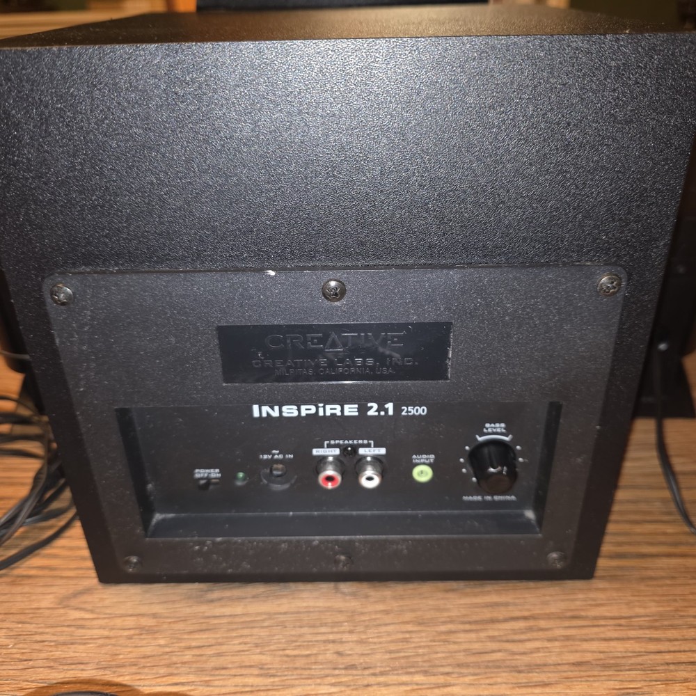 Creative Inspire 2.1 2500 Speaker System Creative Inspire Working
