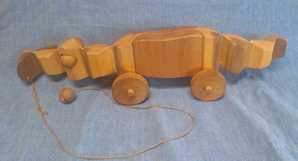 Wooden Alligator Pull Toy