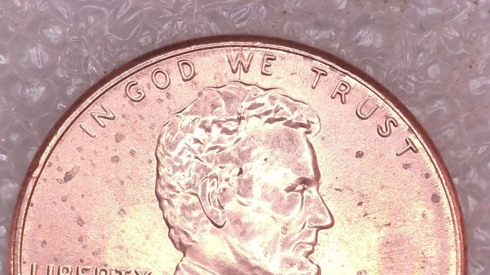 2024 P Lincoln Cent Spiked Head Error