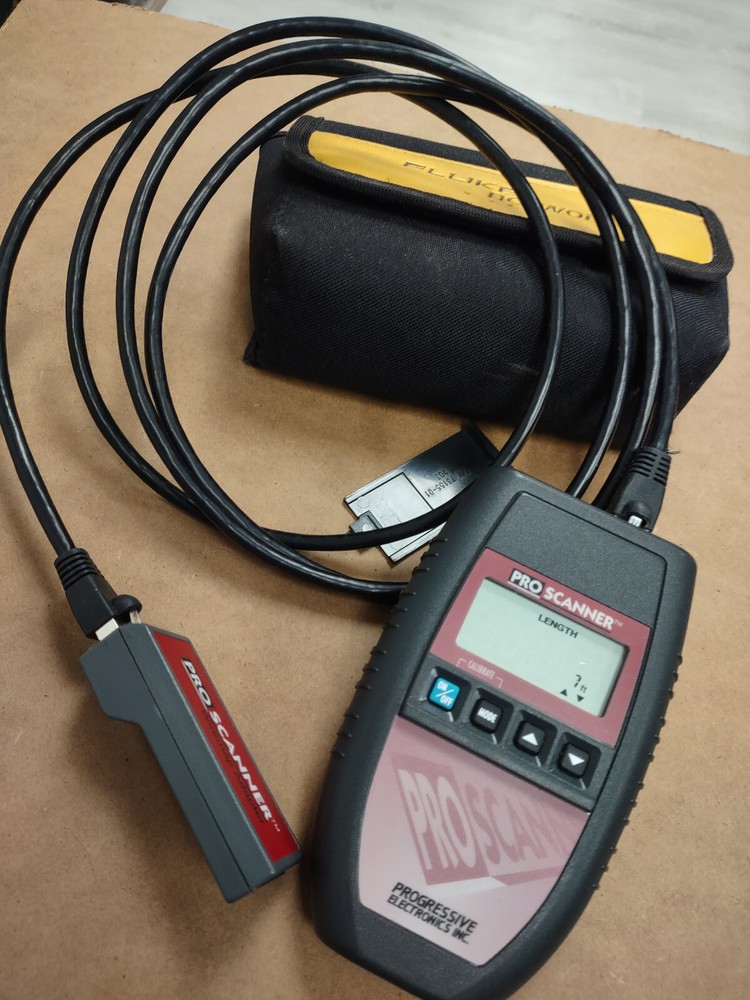 Fluke networks Microtest Microscanner Pro Cable Tester + WIREMAP adapter + case