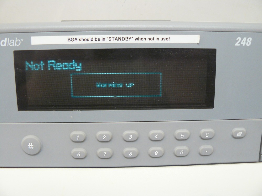SIEMENS BAYER RAPIDLAB 248 PH / GAS ANALYZER