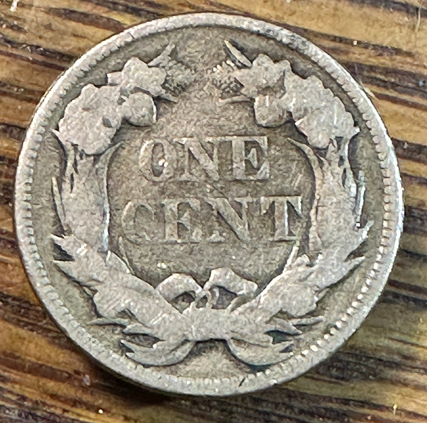 1857 Flying Eagle Cent Nice Original VG CHRC