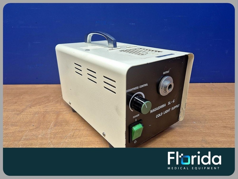 NAGASHIMA SL-6 COLD LIGHT SUPPLY / SL FIBER LIGHT SOURCE GOOD CONDITION