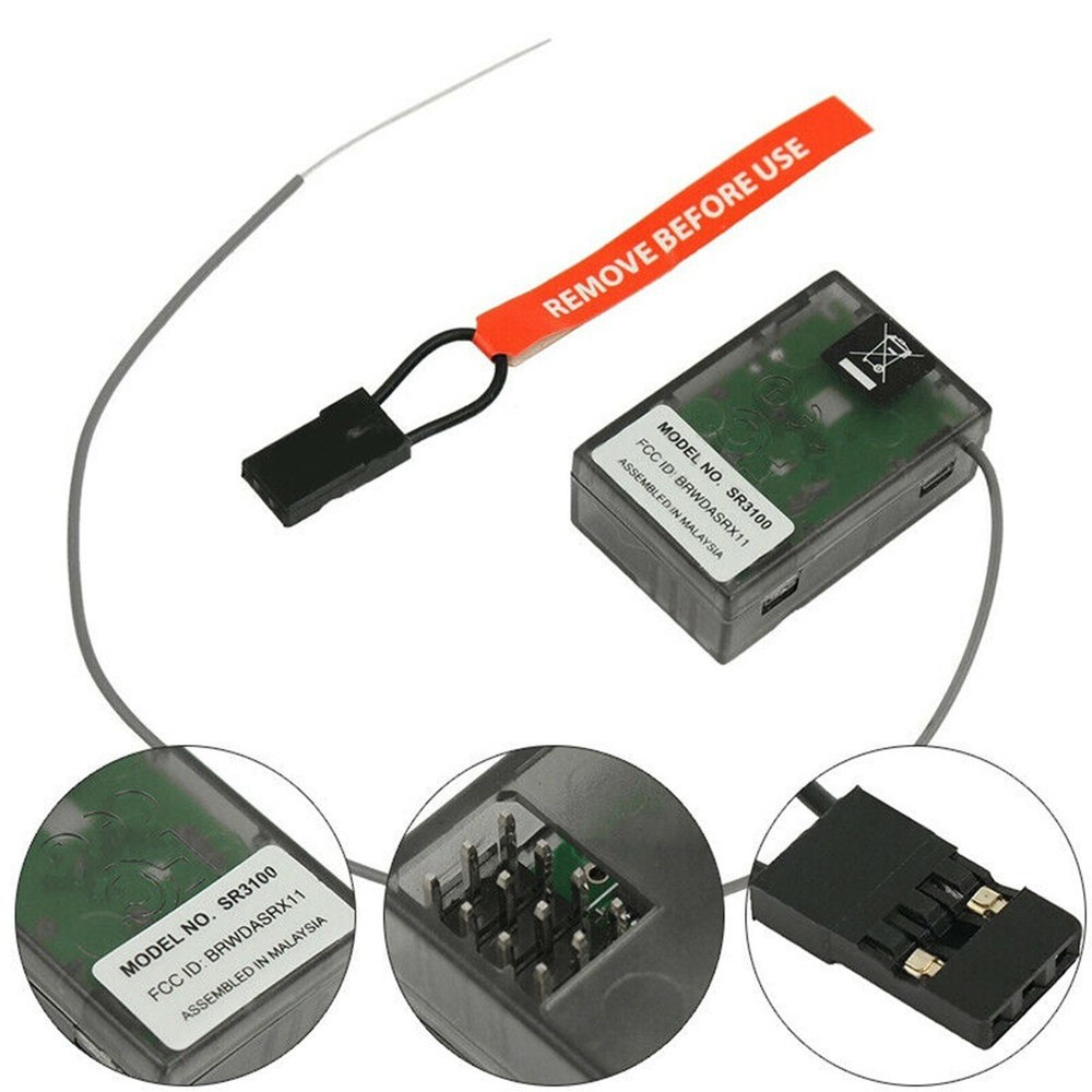 2.4GHz 3CH SR3100 Surface Receiver for Spektrum DSM2 Transmitter