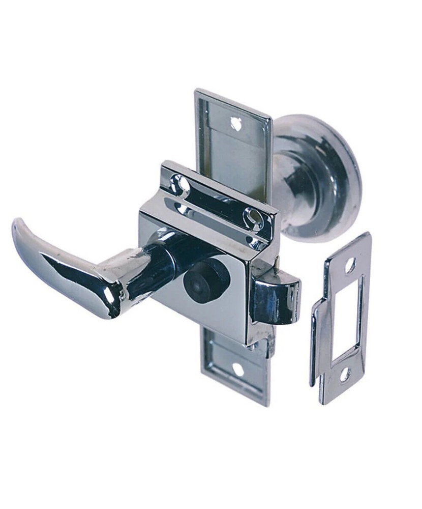 Perko Rim Latch Set Reverse Bevel with  Flush Strike