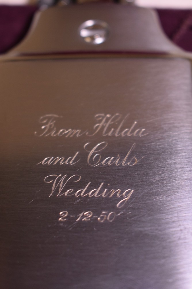 Masterclass Vintage Ronson Cigarette Case/Lighter With Original Papers+Box+Cloth