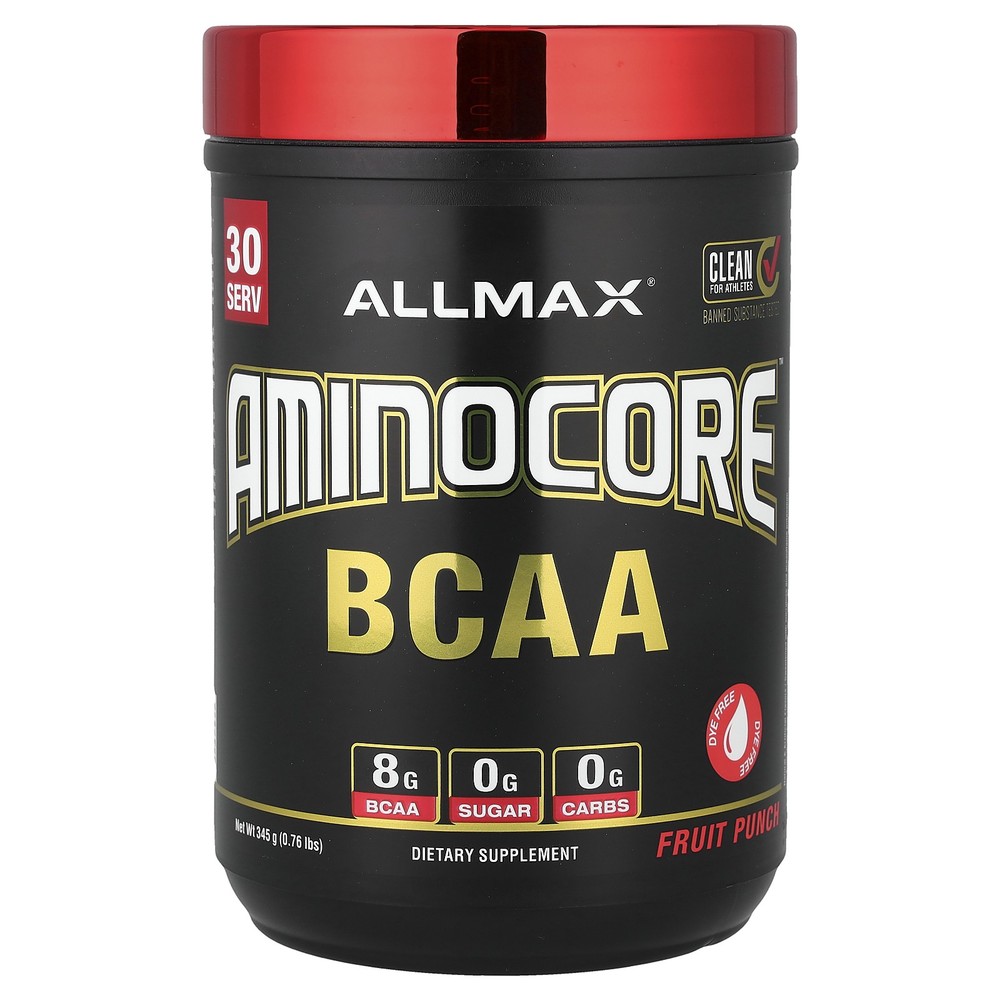 AMINOCORE™ BCAA, Fruit Punch, 0.76 lbs (345 g)