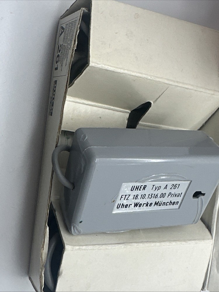 Uher A261 Telephone Adaptor Germany *READ
