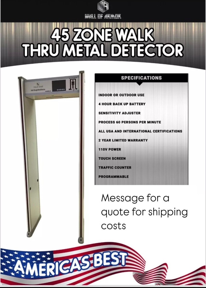 Walk-Through Metal Detector.