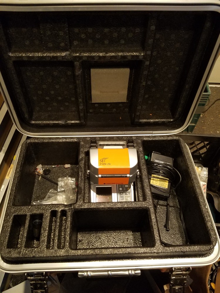 Sumitomo Type-25e Fusion Splicer w/ Hard Case