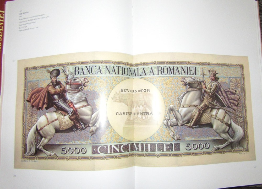 REDUCED PRICE! Romanian banknotes, trials, projects & specimens - 4 books