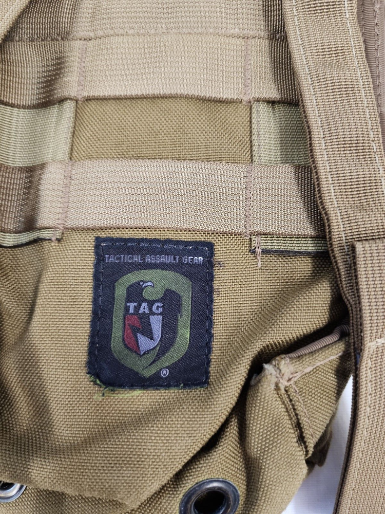 Tactical Assault Gear MOLLE Split SAW Pouch Coyote Brown Cag Sof Devgru Seal
