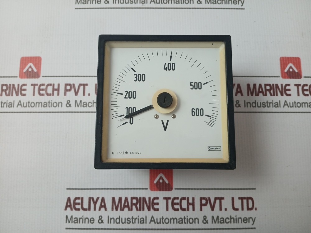 CROMPTON 0-600 V Analog Voltmeter