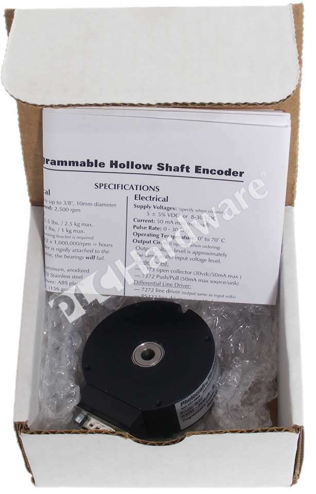 New Tri-Tronics HS25C-P64AJ/8-30 HS25 Programmable Encoder 1/4' Dia. Bore 8-30V