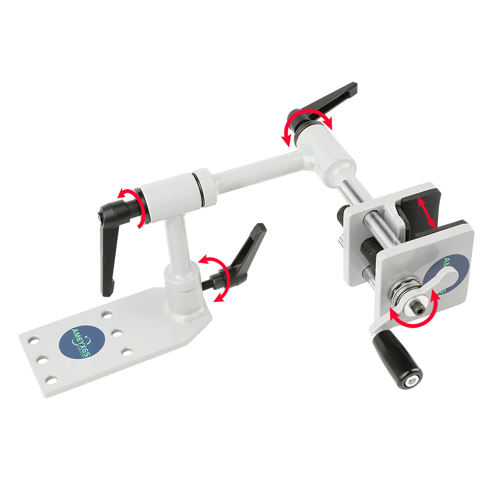 Universal Compound Bow Vise 360° Adjustable Heavy Duty Archery Tool Professional