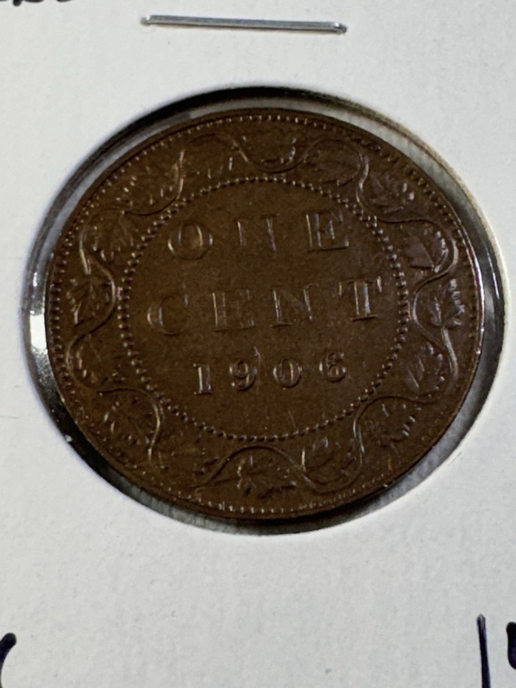 1906 Canada Large Cent Bronze Coin