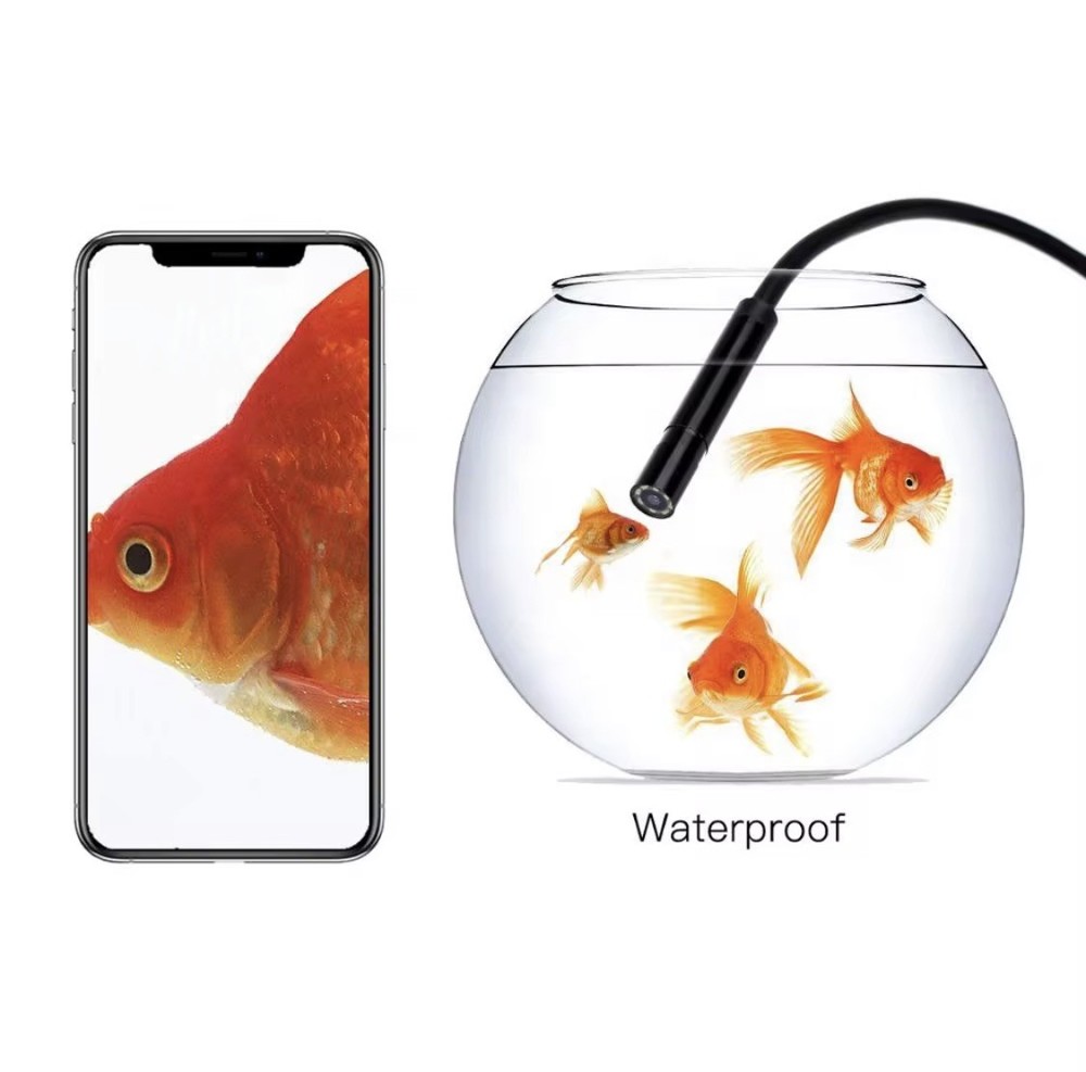Endoscope Snake Camera with Light,Waterproof Camera for Android iPhone Gift