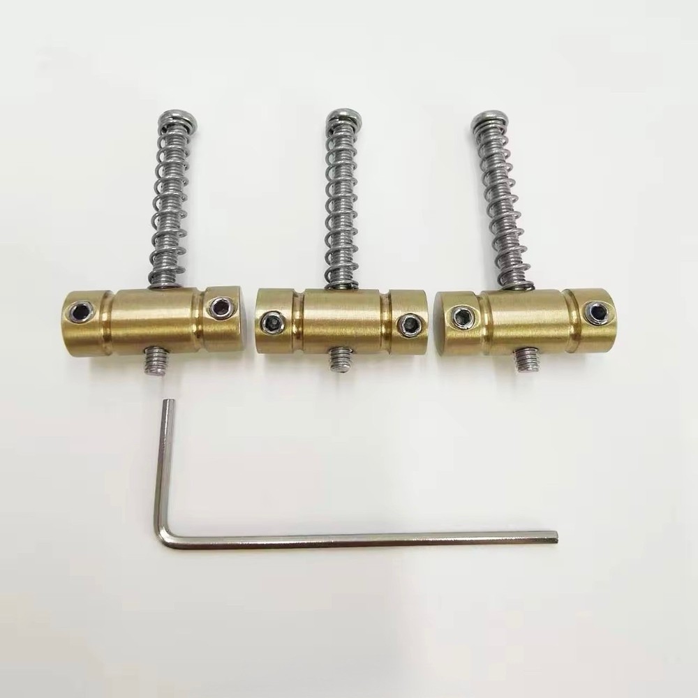 Guitar Brass Slotted Telecaster Saddles