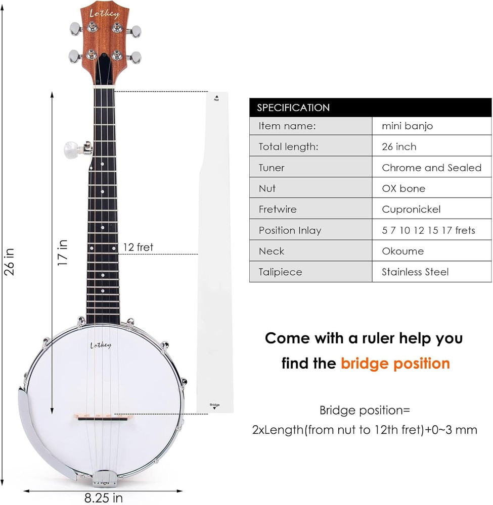 , 5-String Banjo, 26 Inch (CR2032)