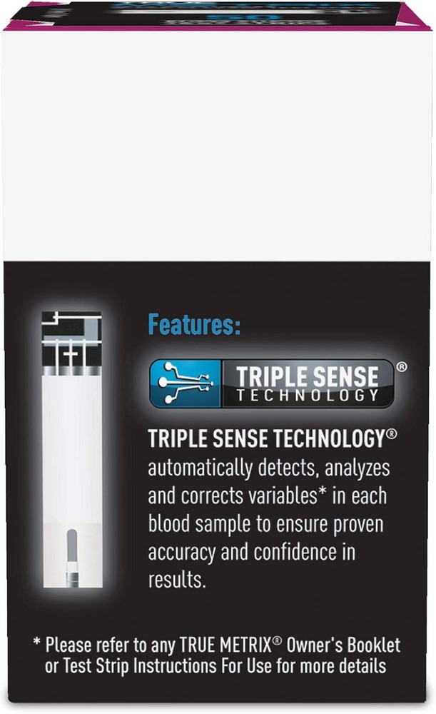 TRUE METRIX® Test Strips 2 x 50ct (100 50 Count 2 Pack Strips)