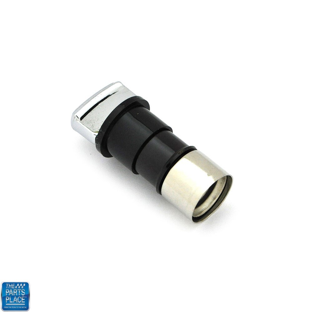 1968 Chevelle / Impala Black Cigarette Lighter Knob & Element With Chrome Handle