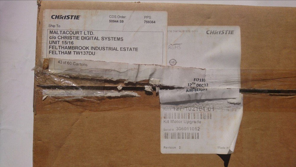 CHRISTIE MOTOR UPGRADE