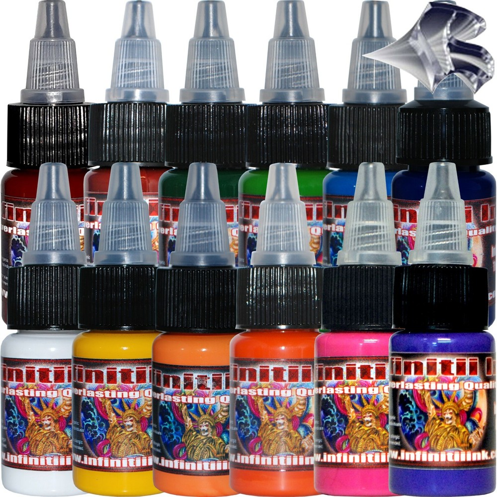 Infinitii Tattoo Ink 1/2oz 12 Color Set #9