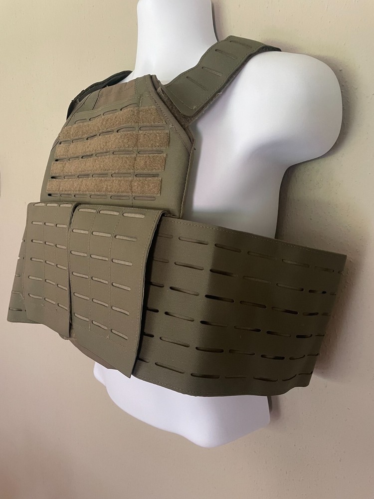 PROTECH Scalable Plate Rack System SHIFT 360 X-Large Ranger Green Webless Molle