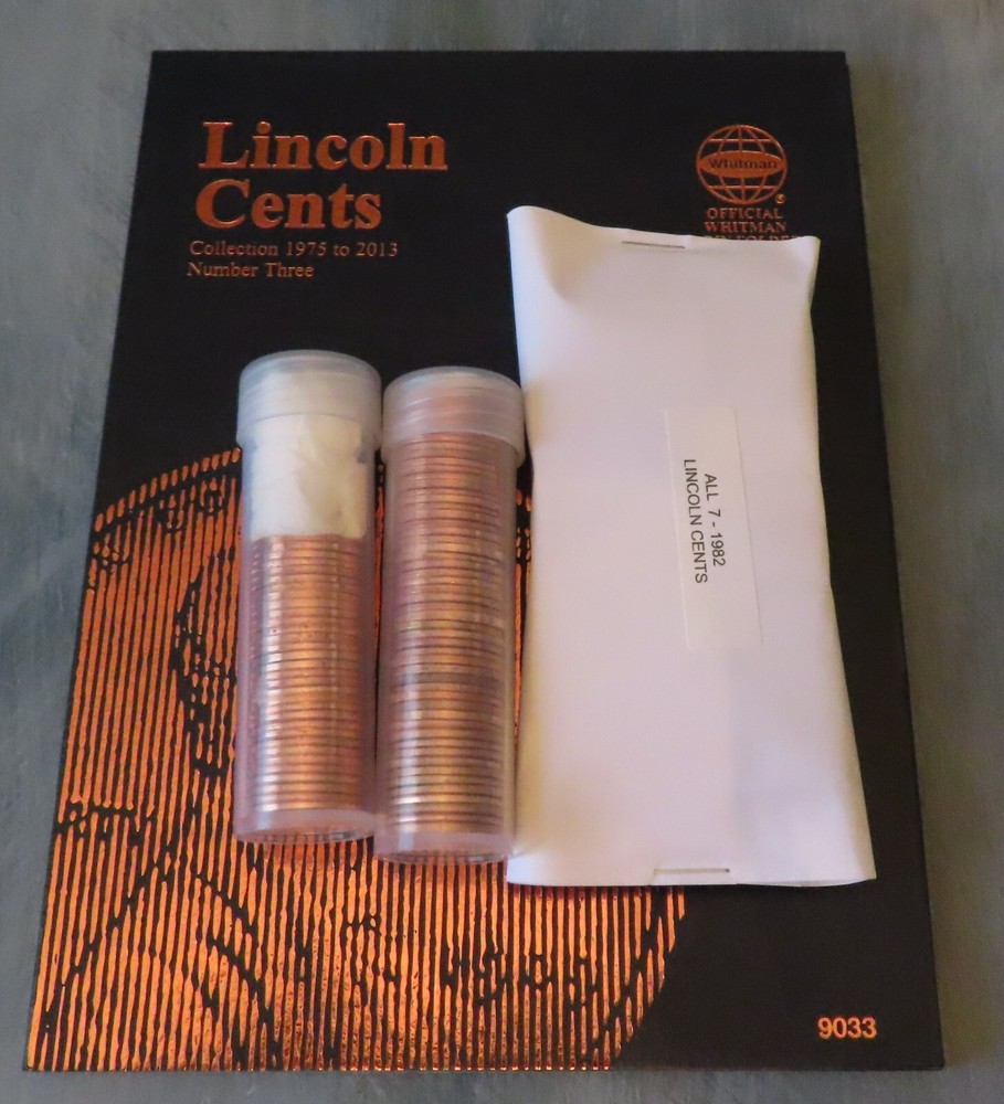 Lincoln Cent Penny Set 1975-2013 PD Uncirculated Collection - w/ Whitman Folder