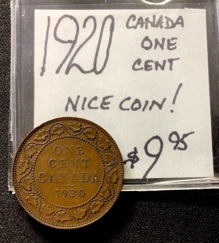 1920 Canada One Cent! Nice Coin! ENN Coins