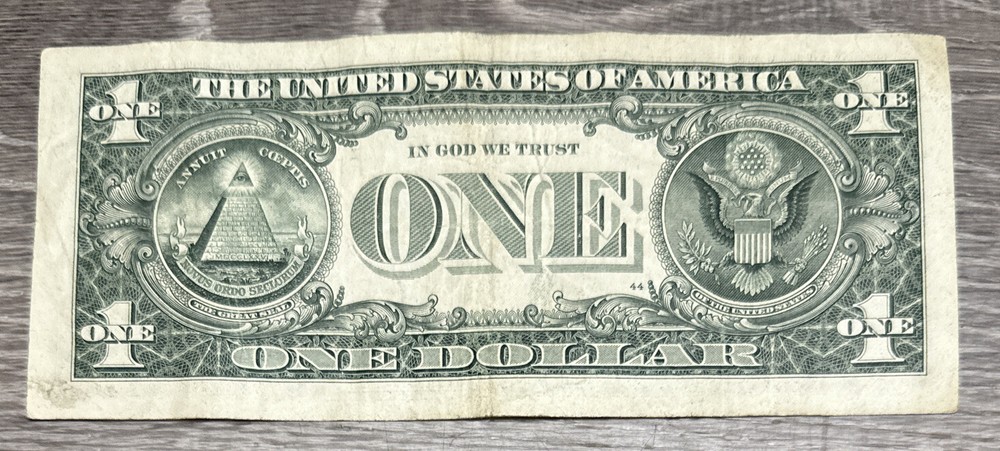 Odometer Note Error 2017 $1 Dollar Bill Misaligned Serial Number High 8