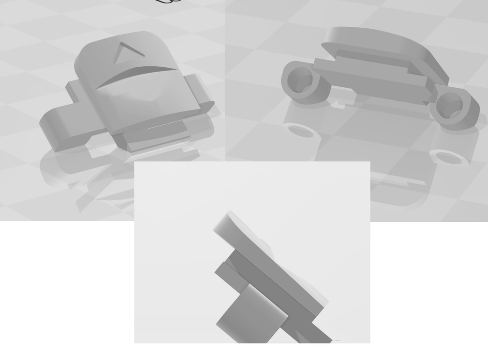 3D Printed Front Release Latch Slider Button for ICOM IC-7000 Transceiver