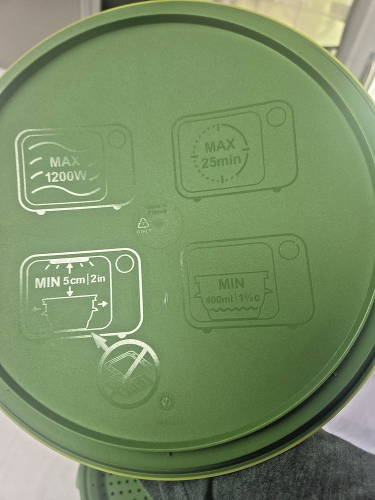 Tupperware Smart Steamer 4 Piece Set Green Microwave Steaming System