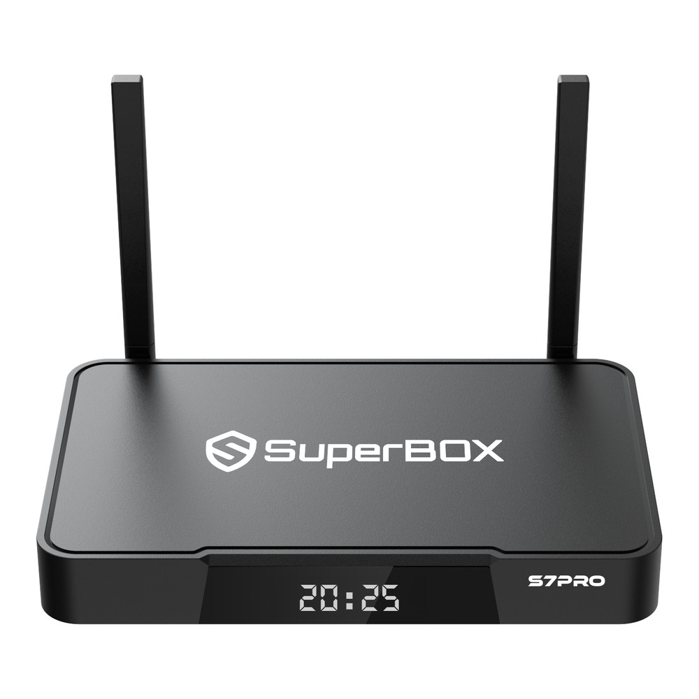 NEW RELEASE 2025 SUPERBOX S7 PRO Black Final Version S6 Fast Ship