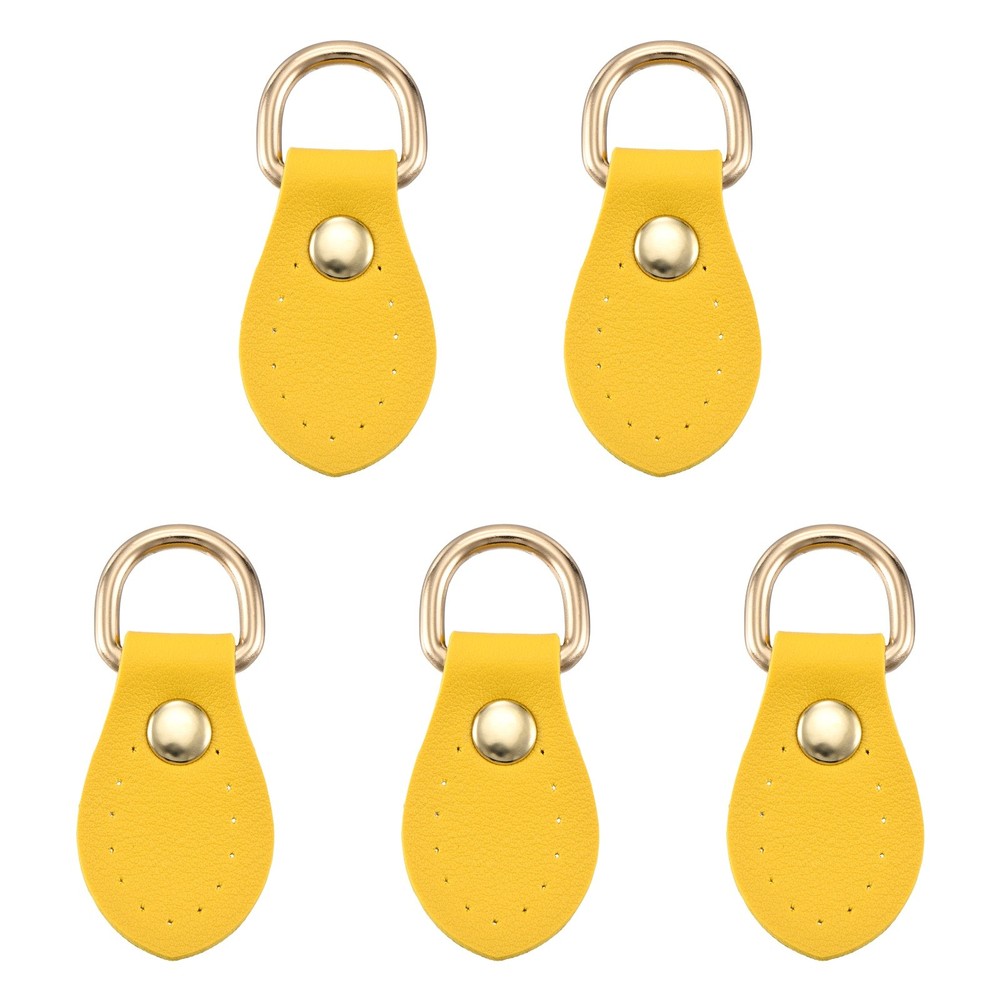 5 Bag Strap Hooks, Yellow, 5 Pieces