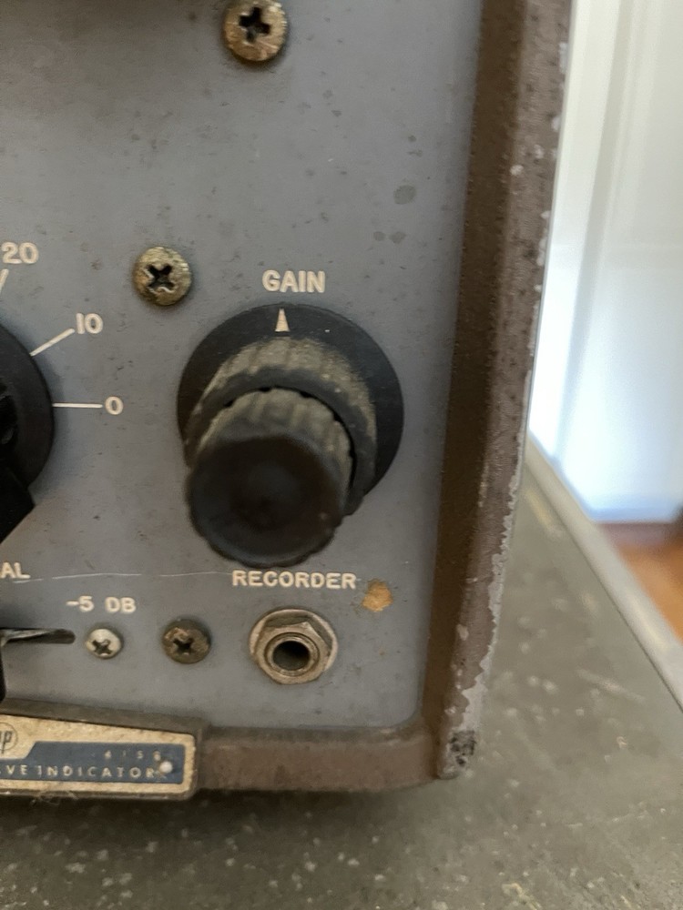 Vintage Hewlett Packard HP 415B Standing Wave Indicator UNTESTED