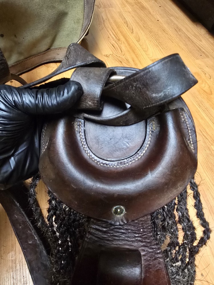 US Cavalry M1904 McClellan Saddle Marked JCH,LEW