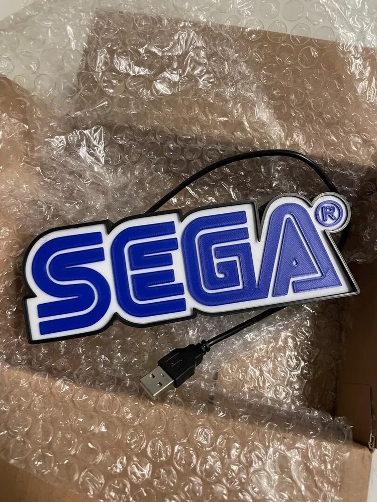 SEGA Logo USB LED Lamp