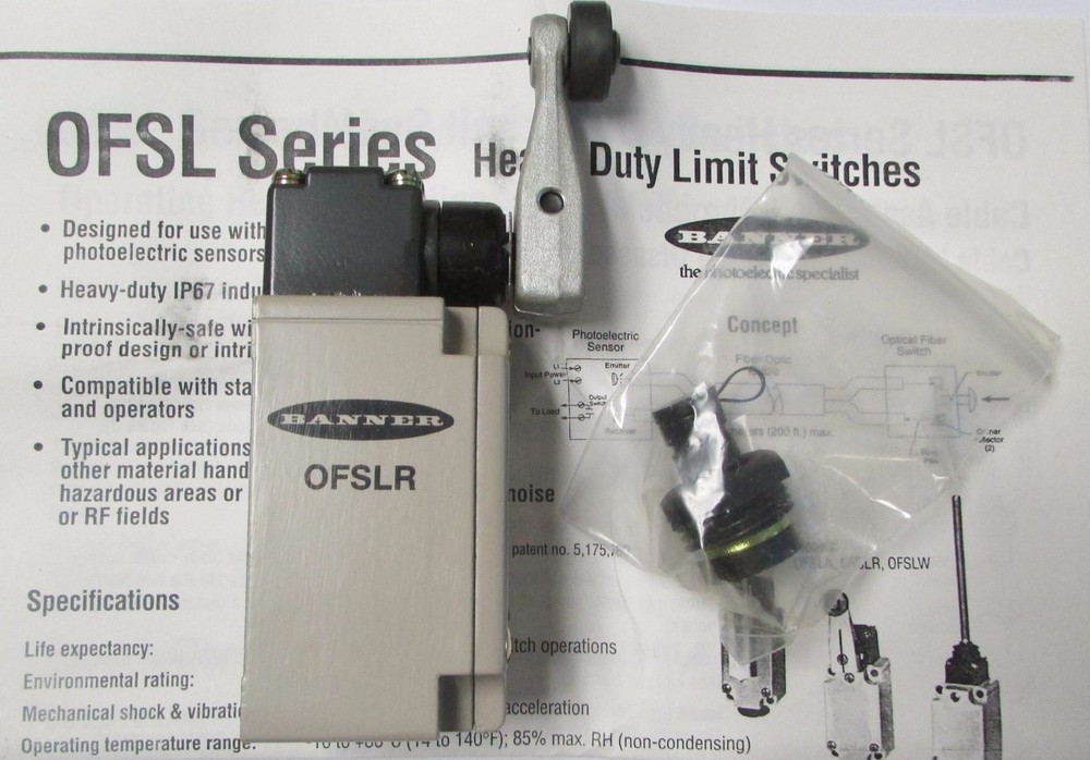 BANNER OFSLR Roller Lever Limit Switch 44026