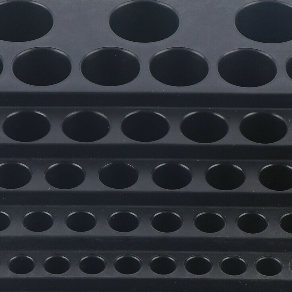 84 Holes Tool Storage Box Organizer Milling Tool Accessories Placement Rack]