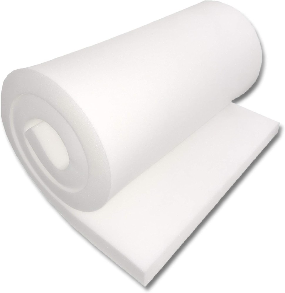 2" x 24" x 72" Rectangular Polyurethane Foam – Ideal for Cushions & Mattresses