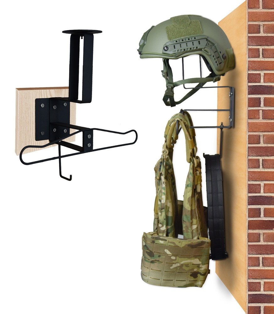 Tactical Accessory Display Rack Ferrous with Helmet Holder Multipurpose mount