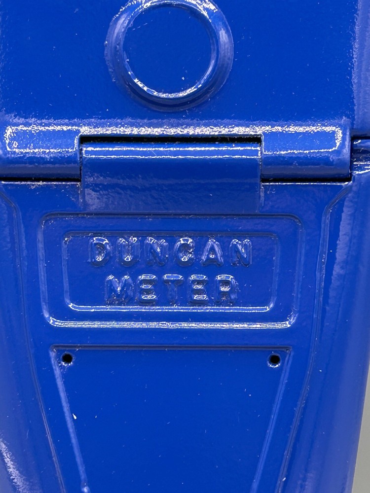 New Duncan 60 Parking Meter Housing, Blue