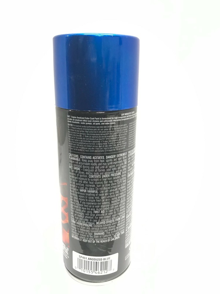VHT SP451-6 PACK BLUE High Temperature Engine Anodized Color Coat - 11 oz