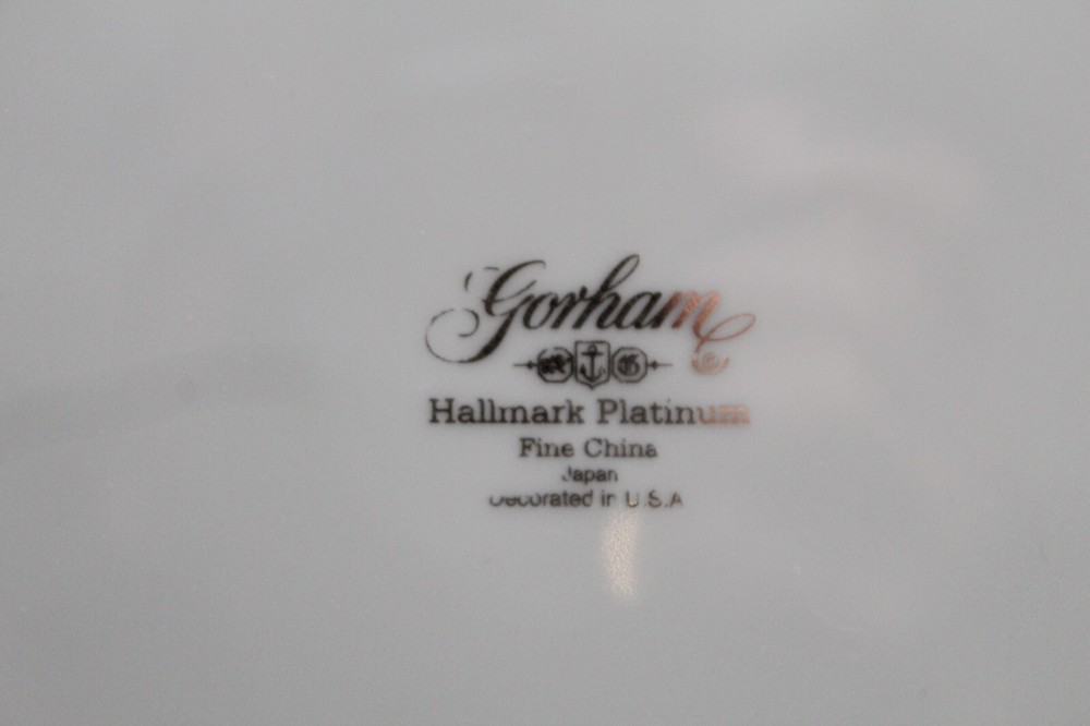 Gorham Hallmark Platinum 5 Piece Place Setting