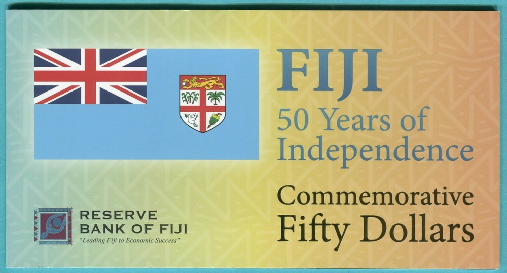 Fiji 50 Dollars 2020 UNC**New - Polymer / Commemorative w/ folder