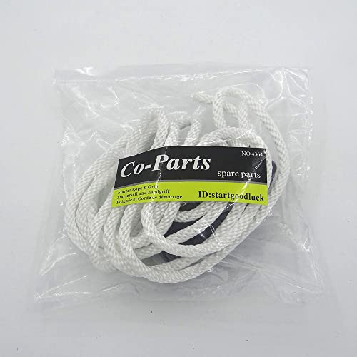 Outboard Motor Pull Start Rope Handle for Mercury.etc Recoil Starter Black