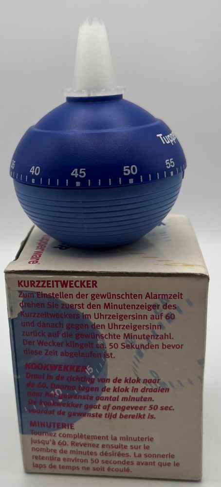 Tupperware Gourmet Decorator Kitchen Timer NIB WORKS