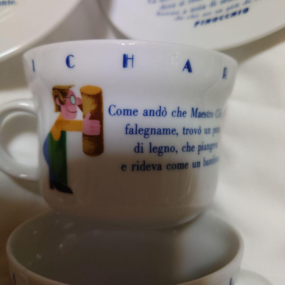 Richard Ginori Pinocchio Cup Plate 21
